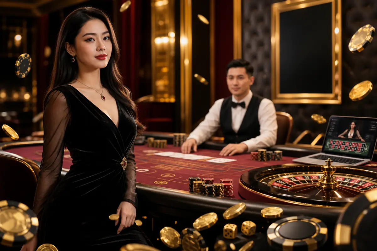 1333db Live Dealer Baccarat Table